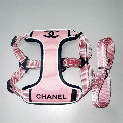 chanel collar for dogs|chanel dog collar and leash.